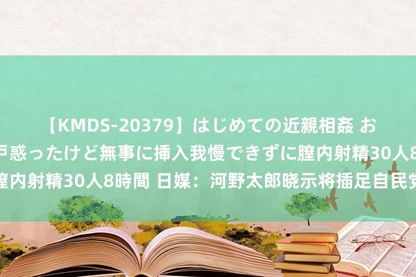 【KMDS-20379】はじめての近親相姦 おばさんの誘いに最初は戸惑ったけど無事に挿入我慢できずに膣内射精30人8時間 日媒：河野太郎晓示将插足自民党总裁选举